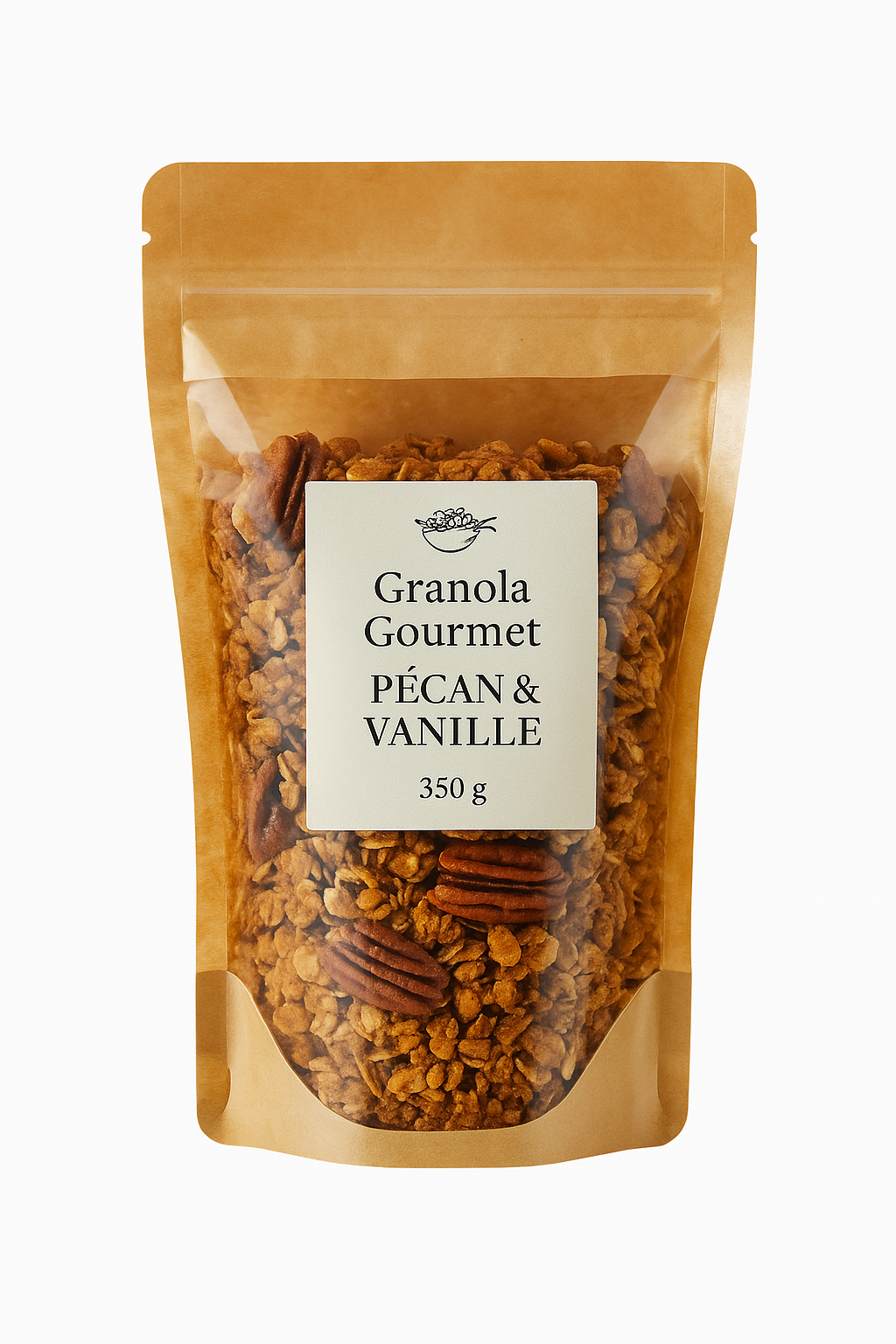 Granola Gourmet Pécan & Vanille – 500 g