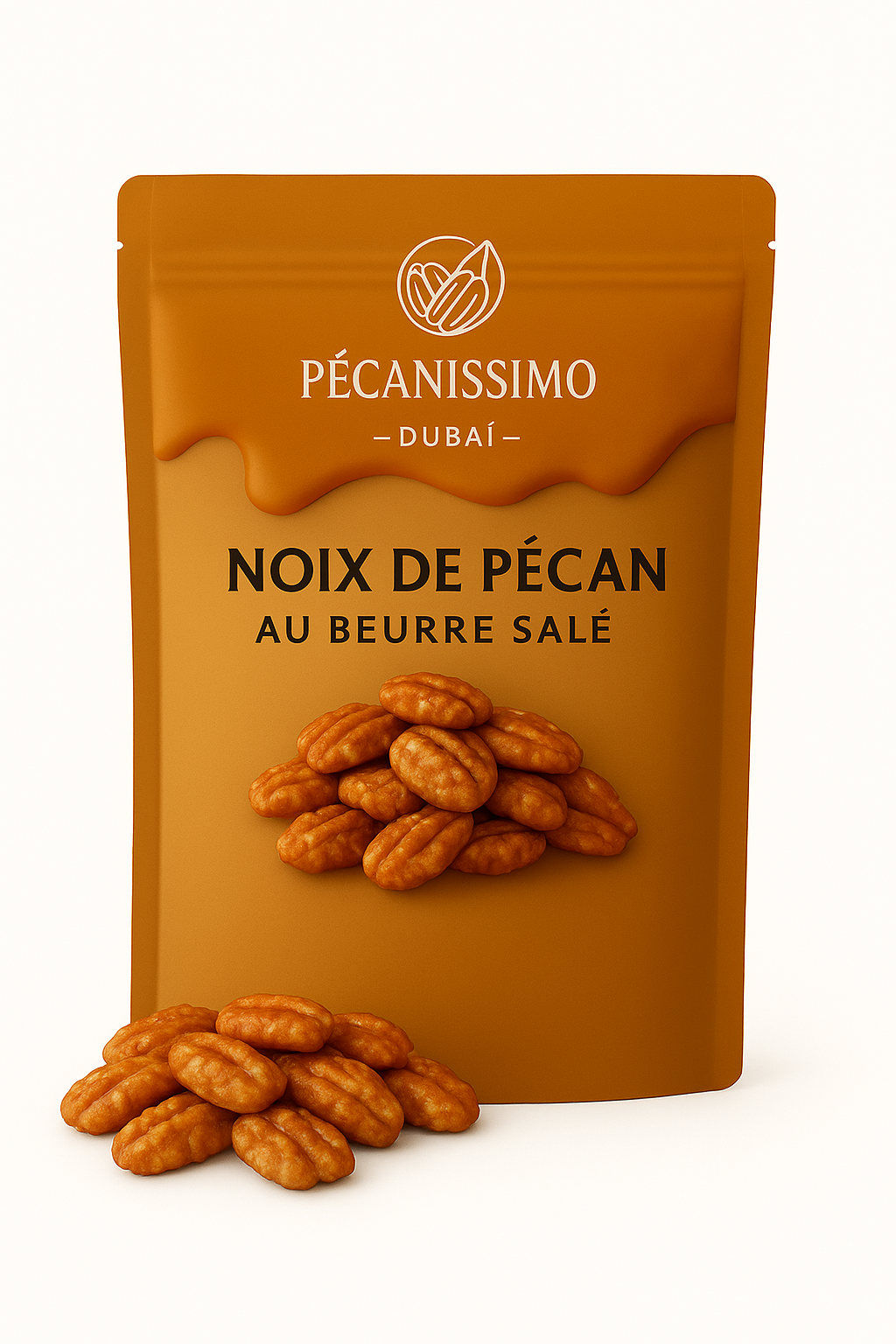 Noix de pécan au beurre salé – 500g
